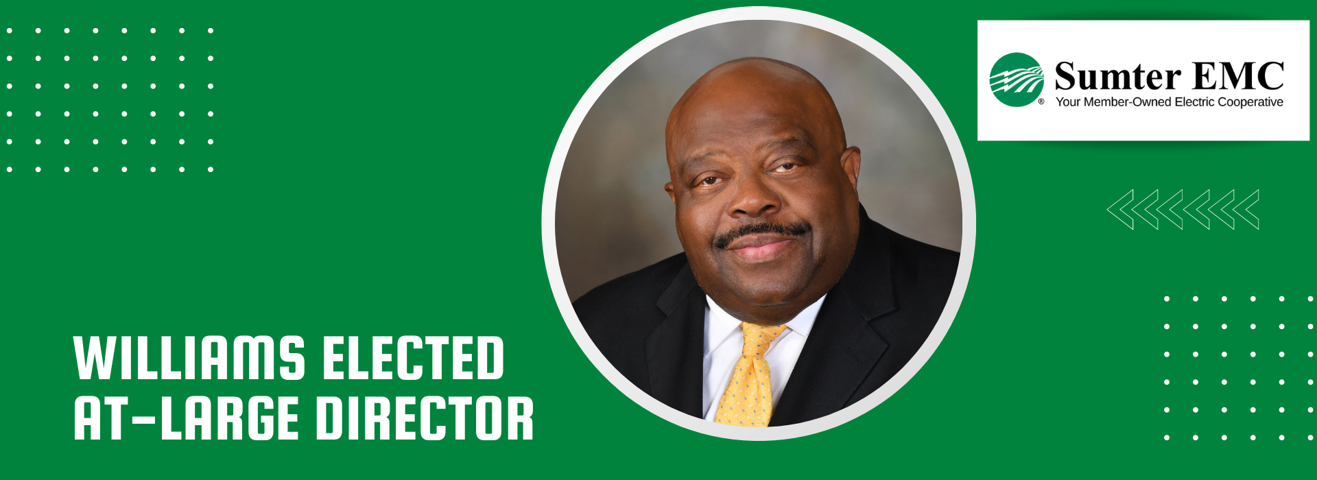 Sumter EMC Board Appoints Leon Williams as At-Large Director 